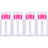 180ML 6OZ Nail Art Mini Pompe Distributeur Bouteille Vide Gel Acrylique Dissolvant De Vernis Nettoyant Liquide Conteneur De Stockage Petite Bouteille À Pression