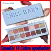 Ny CMAADU Cosmetics Eyes Makeup Christmas Collection Chill Baby Eyeshadow Palette 14 Färger Eye Shadow Hög kvalitet