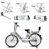 EUA UE NENHUM Imposto Prata Estilo Peixe 36 V 12AH Bateria Bicicleta Elétrica 500 W Bateria de Lítio Com Caixa de Alumínio + 42 V 2a Carrega