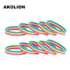 Pulseiras de borracha de silicone do orgulho gay LGBT Pulseira esportiva Bangle6755502