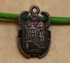 100st 1626mm Rhinestone Egyptian Scarab Beetle With Charm Beetle Charm Pendant för halsbandsarmbandsmycken Making1512388636