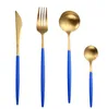 Dzieci ze stali nierdzewnej kolacja Zestaw Flatware Wysokiej Jakości Desery Desery Łyżka Nóż Folk Set Dzieci Kitchen Cutlery Zestaw Stołowych Zestaw