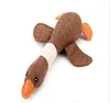 Huisdier Jute Speelgoed Jute Duck Toy voor Hond Bite Bite Vocal Wild Duck Pieper Kat Piepen Pluche Sound Toy