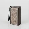 Nuovo mini portacenere in metallo portachiavi sigillo portatile design innovativo scatola di immagazzinaggio custodia contenitore vaso vaso per sigaretta pipa torta calda