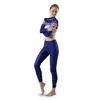 Rash Guard Full Body Cover Thin Lycra Suit Lady Protezione UV Maniche lunghe Sport Dive Skin Suit Due pezzi Perfetto per il nuoto