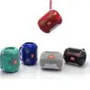 TG162 Luz colorida portátil portátil Bluetooth Speaker Outdoor Card Subwoofer pequeno 5w Power Bass Sound Speaker1732399