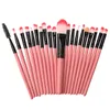 20 개 PCS 메이크업 브러시 세트 Fond De Teint Einebrow Foundation Powder Concealer Blusher Brushes Set Professional Tools