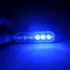 10pcs 6LED Car Warning Emergency Strobe Flash Lights Hazard Side Lamps Blue 12V24V led Strobe light for Universal Vehivle or Truc9275675