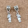 150pcs/lots Antique silver Cute little Girl Alloy Charm Pendants For Jewelry Making Bracelet Necklace DIY Accessories 6.5x30mm A-514a