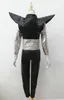 Disfraz de Cosplay Undertale Mettaton EX negro con guantes 245R