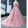 2020 poeta krótkie rękawy wieczorny bal sukienki pióra frezowanie haft bateau lace-up Quinceanera Dress Ball Bridal Suknie Vestido de Novia