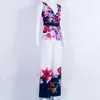 Frauen Overall-spielanzug 2021 Frauen Overall Sexy V-ausschnitt Floral Overall Dame Clubwear Blume Sommer Breite Bein Party Romper2077