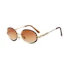 Vidano Optical 2019 luxury sunglasses for men and women fashion oval frame designer sun glasses unisex classic rimless eyewear
