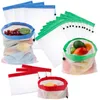 12Pcs Reusable Mesh Produce Bags Drawstring Mesh Bag Pouch for Fruit Vegetable Shopping Grocery Storage Bag