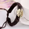 12 Bracelets à breloques Constell Bracelet en cuir véritable Bracelets manchette femmes hommes bijoux de mode
