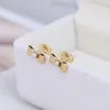 Fashion- charm drop earring with crystal knot diamond 1cm for women wedding jewelry gift Free shipping PS6744