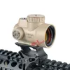 Tactical MRO Red Dot Sight 2 MOA AR Optics Trijicon Hunting Rifle Scope With Low and High QD Mount fit 20mm Rail