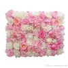 Artificial Silk Flower wall decoration Road Lead Hydrangea Peony Rose Flower Mat for Wedding Arch Pavilion Corners decor floral