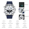 Luxury Watch Mężczyzn Mężczyzny Top Skórzane zegarki Man Quartz Analog cyfrowy wodoodporny zegar na rękę Big Watch zegar Klok KT1818284M