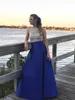 2019 Sparkly Cristal Vestidos de Baile Backless Vestidos de Festa À Noite Espartilho Frisado Crost A Linha Vestidos de Festa Saia De Cetim Plus Size Custom Made