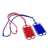 Silikon lanyards halsband halsband sling korthållare rem för iPhone x 8 Universal mobil mobiltelefon6150888