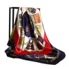 90cm * 90cm sac foulard carré fleur mode écharpe écharpe de haute qualité féminin1