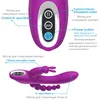 Kaninchen Vibrator G-punkt Dildo Vibrator Sex Spielzeug für Frau 12 Geschwindigkeit USB Lade Anal Vibrator Klitoris Stimulator Vagina massager Y200226