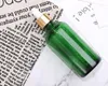 Hot Sale 5ml 10ml 15ml 20ml 30ml 50ml 100ml green oil e liquid glass bottles with droppers for essence cosmetic