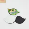 Sublimation Blank 8DI-014 leaf DIY Refrigerator Sticker Fridge Magnet For Kids Message Holder Home Decor