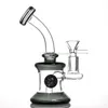 6.7" Glass Bong Water Pipes Colorful Bongs Heady Mini Pipe Dab Rigs Small Bubbler Hookahs Beaker oil rig