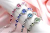 Wholesale-Hot style ocean heart women's heart heart crystal fashion bracelet manufacturers direct sales