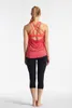 2-in-1-Tanktop für Damen mit BH, lockere Passform, Fitness-Tanktop, Damen-Workout-Tops, Yoga-Top, Damen-Workout-Tops