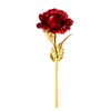 24k folha de ouro chapeado rosa ouro artificial rosa decoração de casamento decoração de flor de ouro flor dia dos namorados amante de presente de Natal rosa