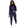 Femme Set 2 Pieces Sweat à capuche Sweat à capuche surdimensionné Sweat à capuche rouge deux pièces Ensemble Femme Deux pièces Tenue Sports Jogging Track Track