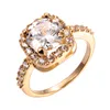 Wholesale-Jewelry Euro-American Ring Rose Diamond Zircon Accessory Handwear