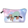 Digitale Bruid Makeup Tassen Rainforest Sloth Print Cosmetische Tas Vrouwen Reizen Makeup Rits Zak Dames Cosmetische Pouch Gift Bag