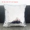 sublimation blank magical sequins pillow cases hot heart transfer printing Consumables pillow case Two Sides are Sequins 40*40cm