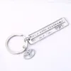 Creative Design Hollow Car key Stainless steel Engraved Key chain Charm Pendant Personalized Key chain Gift