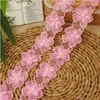 15362 Pearl Flower Soluble Organza Lace Trim Knitting Wedding Embroidered DIY Handmade Patchwork Ribbon Sewing Supplies Craft5059471
