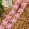 15362 Pearl Flowoble Organza Lace Trint Knitting Wedding Hafted DIY Ręcznie robione patchwork Wstążka Zasilanie Craft5059471