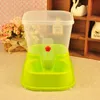 Grande ajustável Automatic Pet Feeder bebedouros Dog Bowl dispensador de água para cães Gatos Food Dish Pet Shop