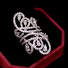 Luxo Antigo Antigo Big Ring Mulheres Men jóias 20ct simulado diamante CZ 925 Sterling Silver noivado anel de casamento para Women1900112