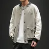 Men's Jackets Mens Jacket Casual Large Size Bomber Fashion Style With 2 Colors Asian M-5XL