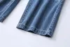 Salopette en jean pour femmes, mode européenne et américaine, ample, jambes larges, denim, combinaison pour femmes âgées, automne et hiver