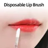 50pcs Shiny Disposable Makeup Brushes Lip Brush Lipstick Lip Glossy Wands Applicator Eyeshadow Graft Eyelash Cosmetic Tool