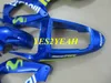 Kit corpo carenatura iniezione per Honda CBR900RR 929 00 01 CBR 900RR CBR 900 RR 2000 2001 Carenature blu Carrozzeria + Regali HZ53