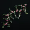 Artificial rose vine flower Rattan Artificial Flower Silk Flower for air-condition channel Decoration Garland and Home Ornament