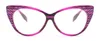 All'ingrosso- Montature per occhiali vintage Occhiali per computer trasparenti Occhiali da vista per donna di marca di moda Occhiali con lenti trasparenti