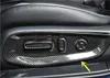 Garniture intérieure de poignée de siège de voiture en fibre de carbone, 2 pièces, pour Honda Accord 2018 – 2019