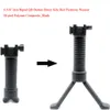 Ny 6,5''-9'' Black Universal Polymer Bipod QD Button 20mm Picatinny/Weaver Side Rail Gratis frakt